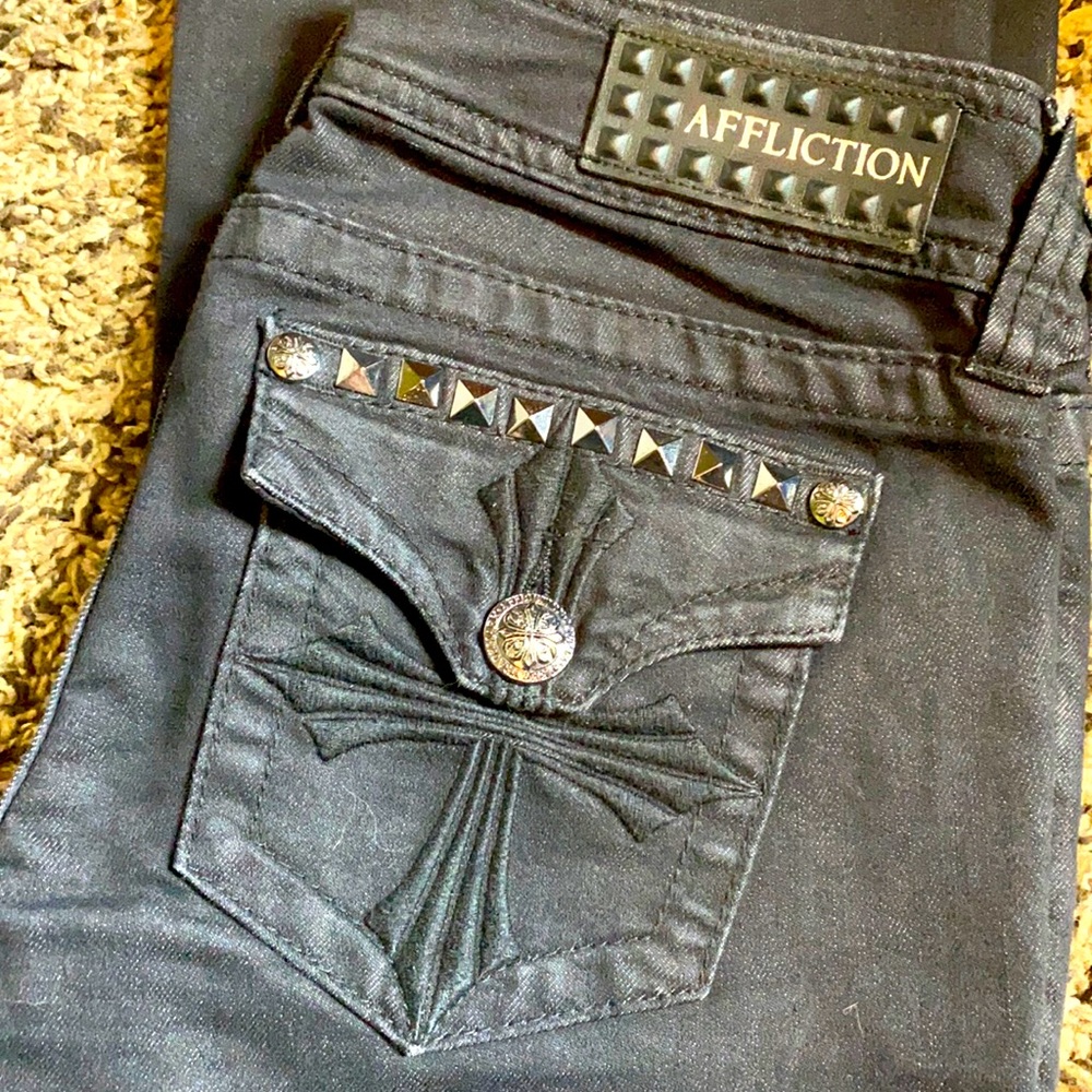 Affliction jeans size 25
